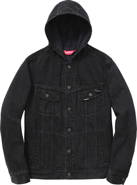 SUPREME DENIM HOODED JACKET 