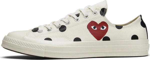 COMME DES GARCONS X CHUCK TAYLOR ALL STAR 70 LOW 'POLKA DOTS' - ReUp Sneakers Delco