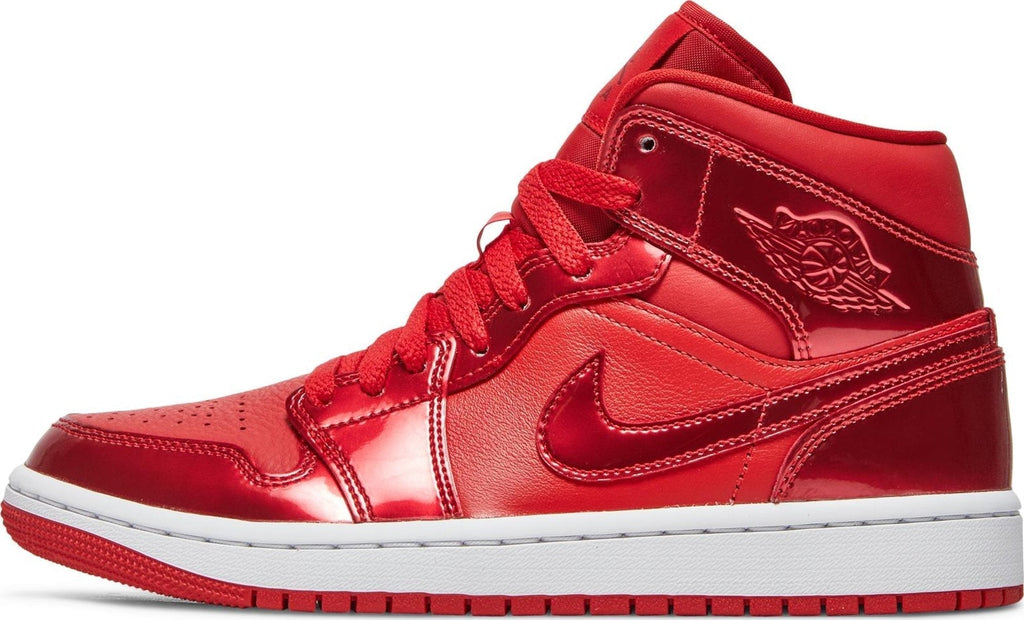 Wmns Air Jordan 1 Mid 'White Pomegranate